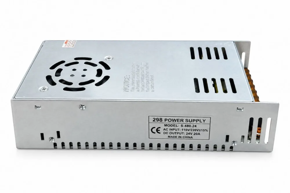 24V 20A Metal Korpuslu Qida Bloku
