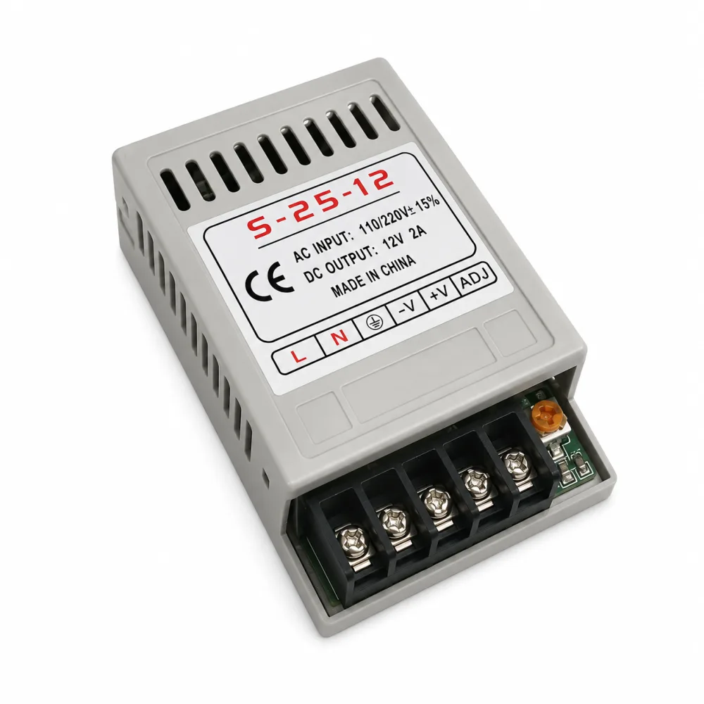 12V 2A Metal Korpuslu Qida Bloku